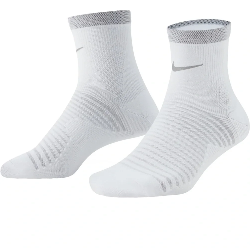NIKE Dri-FIT Spark Cushioned Running Ankle Sock Set Of 2 Size 7.5-9W NEW